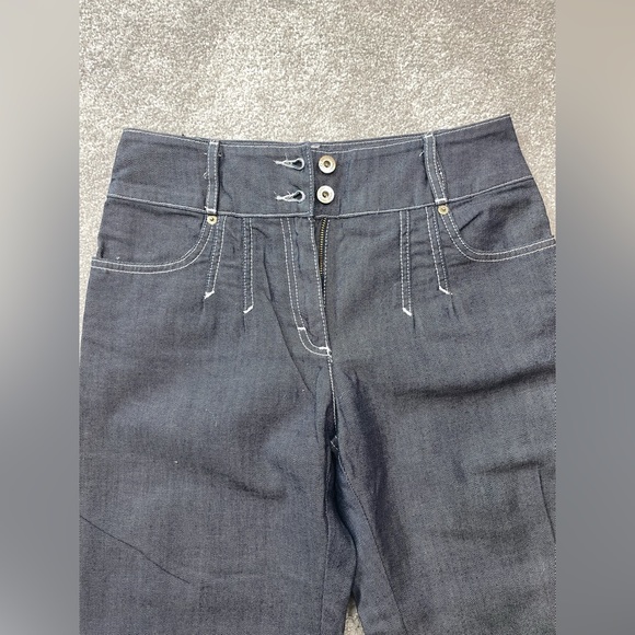 Unique Y2K D&G high waisted wide leg denim jeans size 40 - Picture 4 of 7